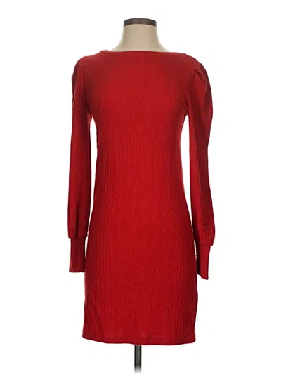 Pre-owned Bb Dakota By Steve Madden Casual Dress In Red