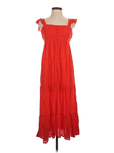 Pre-owned Bb Dakota By Steve Madden Casual Dress In Red