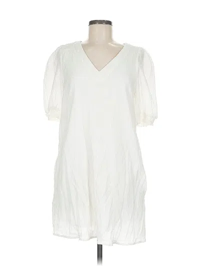 Pre-owned Bb Dakota By Steve Madden Casual Dress In White