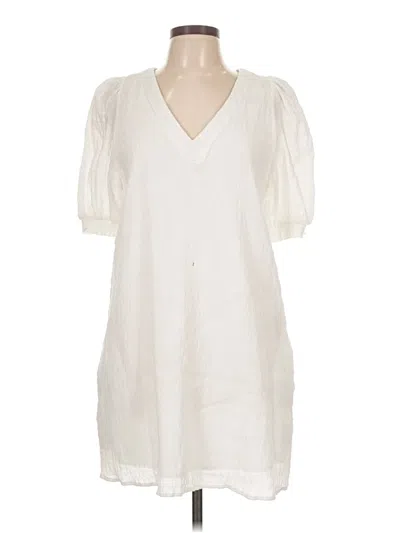 Pre-owned Bb Dakota By Steve Madden Casual Dress In White