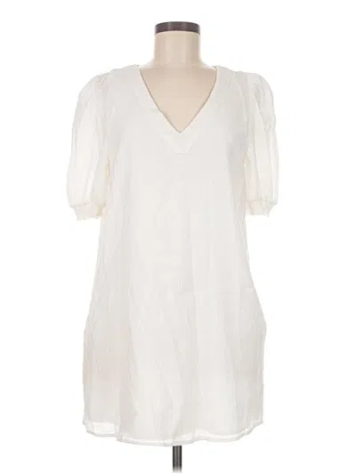 Pre-owned Bb Dakota By Steve Madden Casual Dress In White