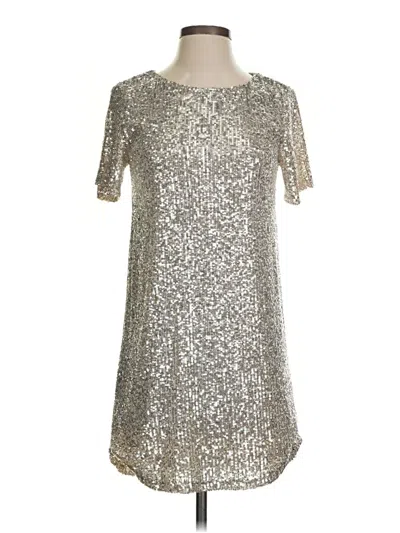 Pre-owned Bb Dakota By Steve Madden Cocktail Dress In Silver