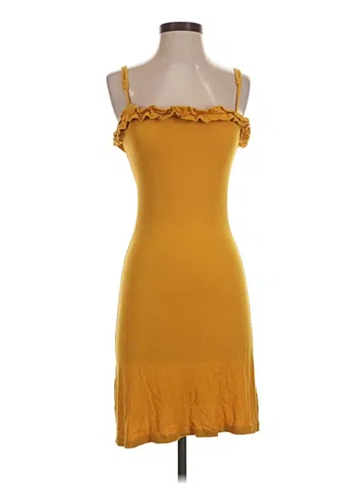 Pre-owned Bb Dakota By Steve Madden Cocktail Dress In Yellow