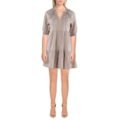 Bb Dakota By Steve Madden Hustle And Glow Womens Plaid Short Mini Dress