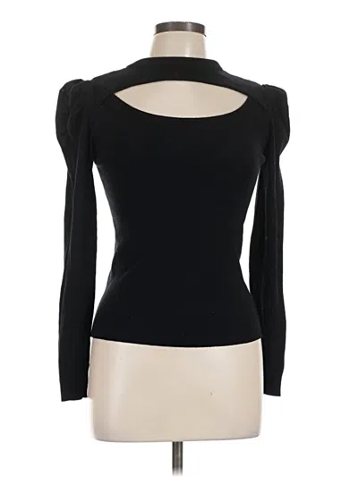 Pre-owned Bb Dakota By Steve Madden Long Sleeve Top Black Turtleneck Tops
