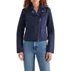 Bb Dakota By Steve Madden Not Your Baby Faux Suede Jacket In Midnight