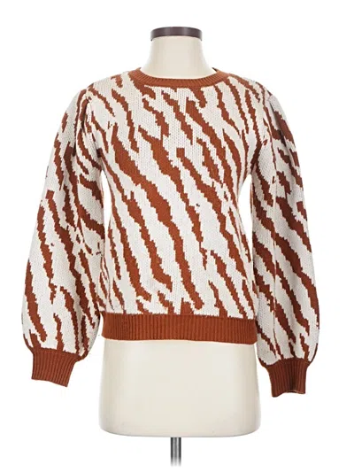 Pre-owned Bb Dakota By Steve Madden Pullover Sweater In Brown