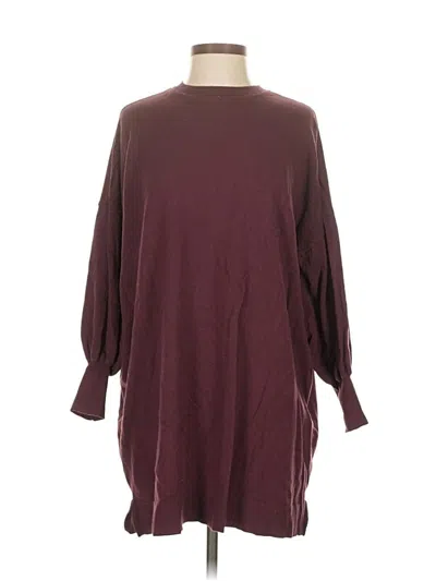 Pre-owned Bb Dakota By Steve Madden Pullover Sweater In Burgundy