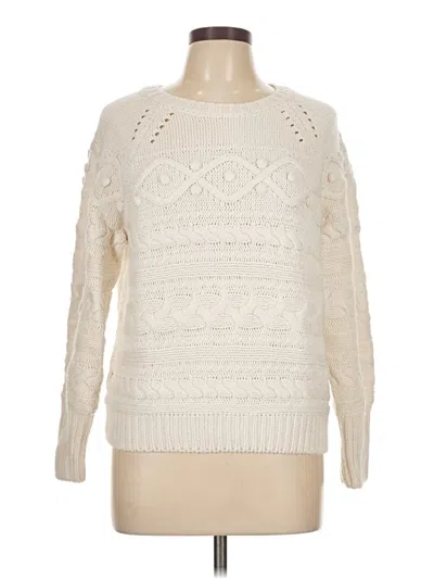 Pre-owned Bb Dakota By Steve Madden Pullover Sweater In White