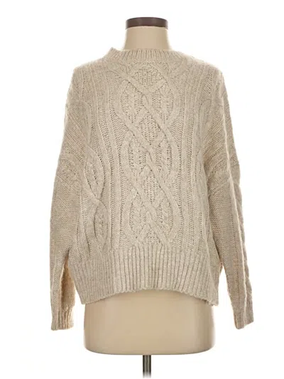 Pre-owned Bb Dakota By Steve Madden Pullover Sweater In White