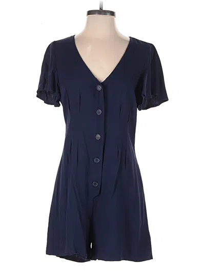 Pre-owned Bb Dakota By Steve Madden Romper In Blue