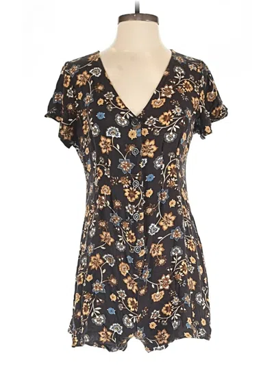 Pre-owned Bb Dakota By Steve Madden Romper In Brown