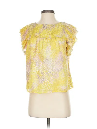 Pre-owned Bb Dakota By Steve Madden Sleeveless Blouse In Yellow