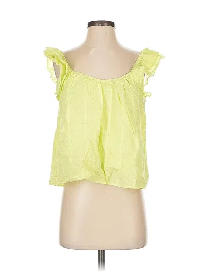 Pre-owned Bb Dakota By Steve Madden Sleeveless Blouse In Yellow