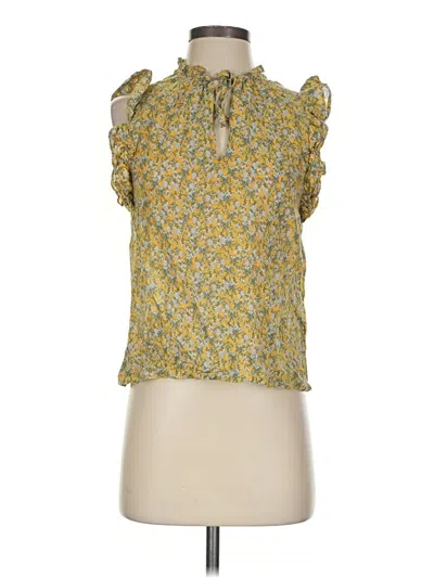 Pre-owned Bb Dakota By Steve Madden Sleeveless Blouse In Yellow