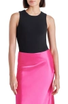Bb Dakota By Steve Madden Sleeveless Bodysuit In Black
