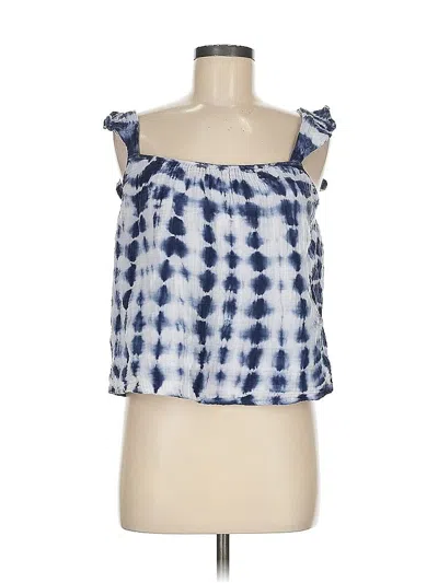 Pre-owned Bb Dakota By Steve Madden Tube Top Blue Strapless Neckline Tops