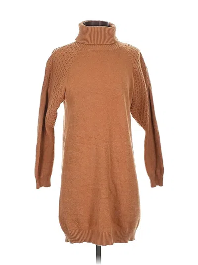 Pre-owned Bb Dakota By Steve Madden Turtleneck Sweater In Brown
