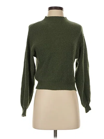 Pre-owned Bb Dakota By Steve Madden Turtleneck Sweater In Green