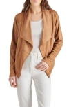 Bb Dakota By Steve Madden Wade Faux Suede Jacket In Toast