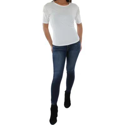 Bb Dakota By Steve Madden Womens Modal Blend Embellished T-shirt In Multi