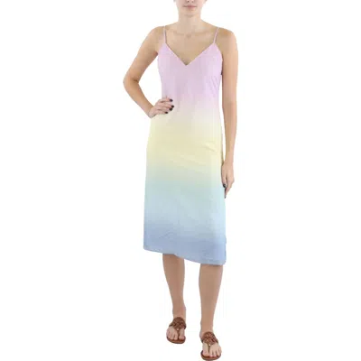 Bb Dakota By Steve Madden Womens Ombre Midi Slip Dress In White