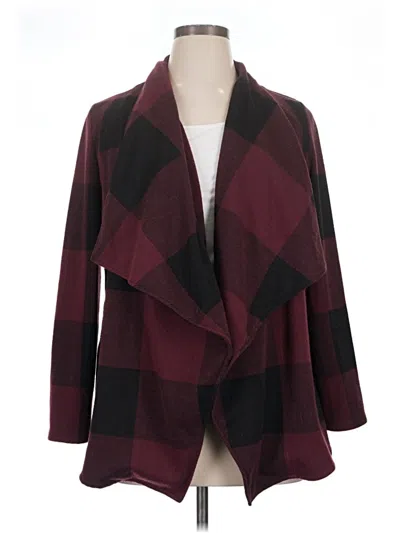 Pre-owned Bb Dakota Cardigan Sweater In Burgundy