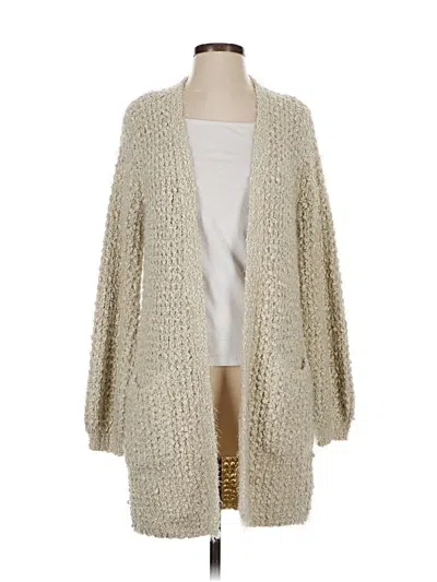 Pre-owned Bb Dakota Cardigan Sweater In White