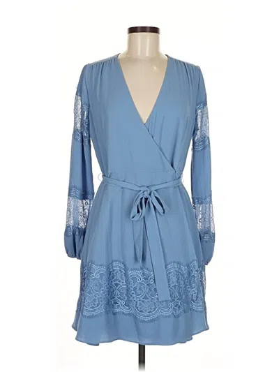 Pre-owned Bb Dakota Casual Dress In Blue