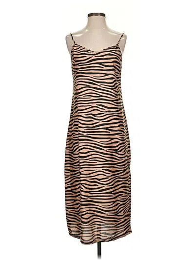Pre-owned Bb Dakota Casual Dress In Brown