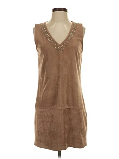 Pre-owned Bb Dakota Casual Dress In Brown