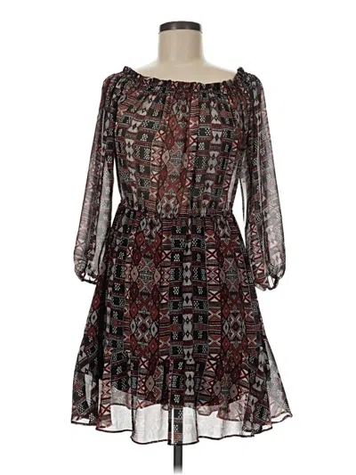 Pre-owned Bb Dakota Casual Dress In Brown