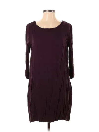 Pre-owned Bb Dakota Casual Dress In Burgundy