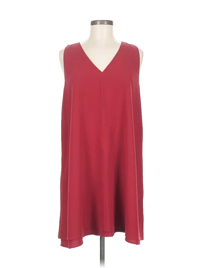 Pre-owned Bb Dakota Casual Dress In Burgundy