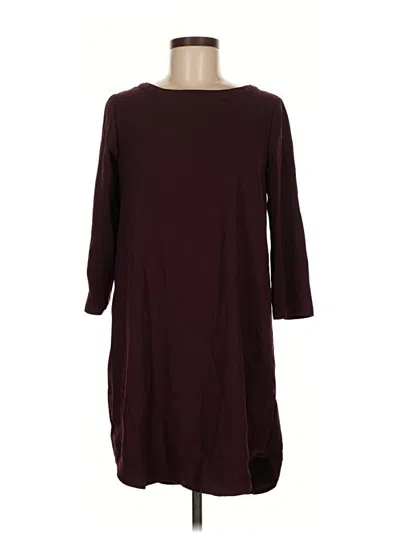 Pre-owned Bb Dakota Casual Dress In Burgundy