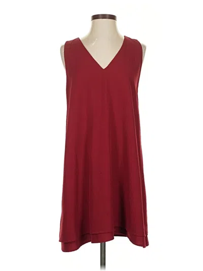 Pre-owned Bb Dakota Casual Dress In Burgundy