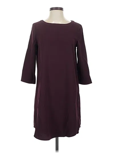Pre-owned Bb Dakota Casual Dress In Burgundy