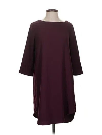 Pre-owned Bb Dakota Casual Dress In Burgundy