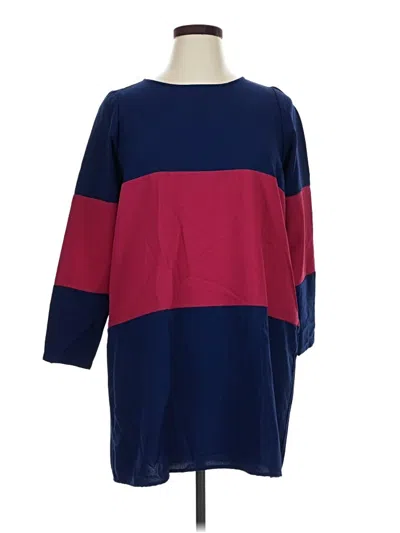 Pre-owned Bb Dakota Casual Dress In Burgundy