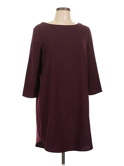 Pre-owned Bb Dakota Casual Dress In Burgundy