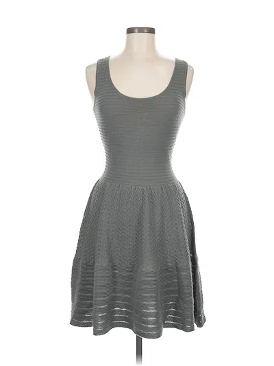 Pre-owned Bb Dakota Casual Dress In Gray