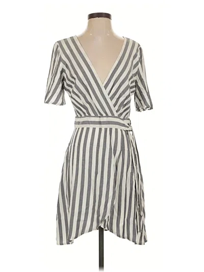 Pre-owned Bb Dakota Casual Dress In Gray