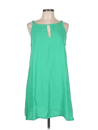 Pre-owned Bb Dakota Casual Dress In Green