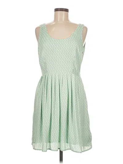 Pre-owned Bb Dakota Casual Dress In Green