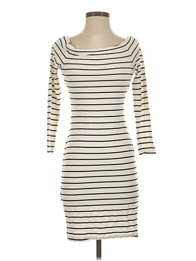 Pre-owned Bb Dakota Casual Dress In Ivory