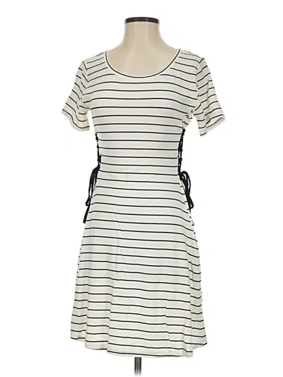 Pre-owned Bb Dakota Casual Dress In Ivory