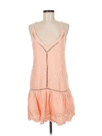 Pre-owned Bb Dakota Casual Dress In Orange