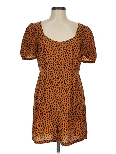 Pre-owned Bb Dakota Casual Dress In Orange