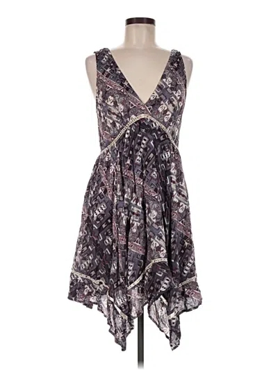 Pre-owned Bb Dakota Casual Dress In Purple