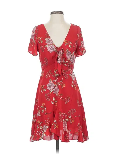Pre-owned Bb Dakota Casual Dress In Red